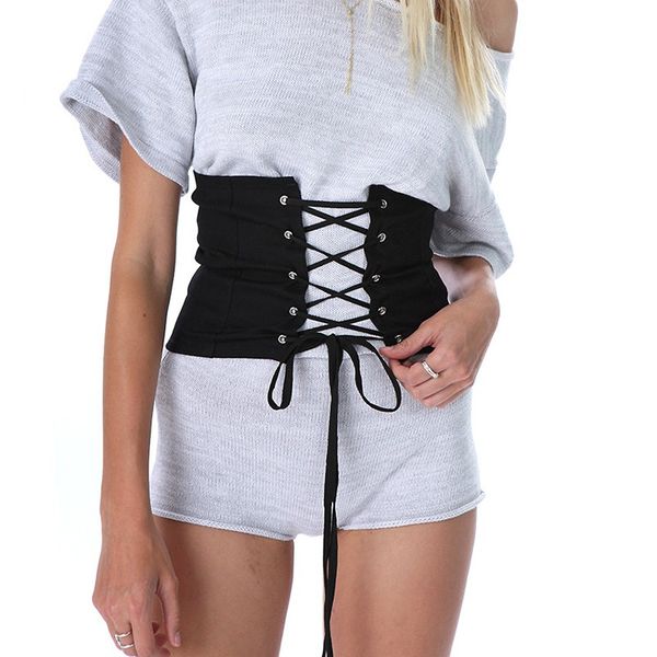 wholesale- waist corset control women shapper girdle slimming tummy lace up lady lingerie ccc, Black;white
wholesale- waist corset control women shapper girdle slimming tummy lace up lady lingerie ccc, Black;white