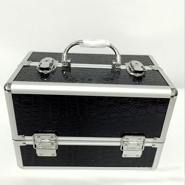wholesale- black professional handle makeup cosmetic storage train case box aluminum organizer artist hiker draws
wholesale- black professional handle makeup cosmetic storage train case box aluminum organizer artist hiker draws