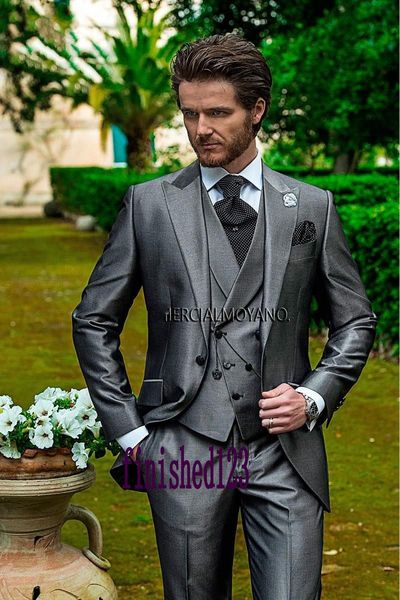 wholesale-fashionable one button grey groom tuxedos groomsmen mens wedding suits prom bridegroom (jacket+pants+vest+tie) no:505, White;black
wholesale-fashionable one button grey groom tuxedos groomsmen mens wedding suits prom bridegroom (jacket+pants+vest+tie) no:505, White;black