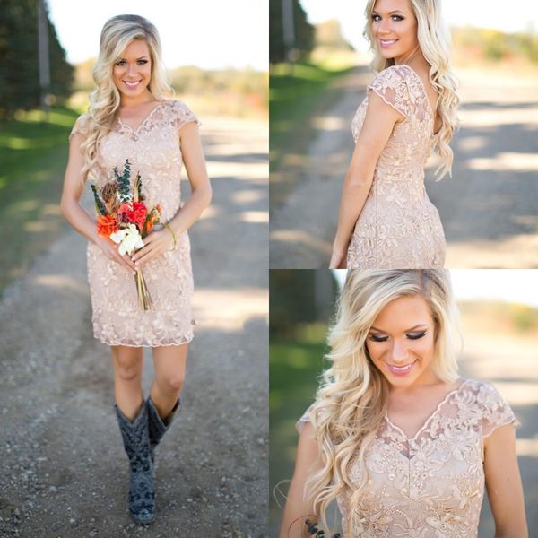 vintage full lace country bridesmaid dresses sheer jewel neck short sheath bridesmaid gowns wedding guest dresses, White;pink
vintage full lace country bridesmaid dresses sheer jewel neck short sheath bridesmaid gowns wedding guest dresses, White;pink