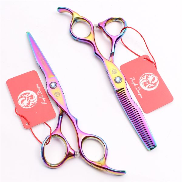 z1011 6" jp 440c purple dragon multicolor professional human hair scissors cutting thinning shears barbers' hairdressing shears
z1011 6" jp 440c purple dragon multicolor professional human hair scissors cutting thinning shears barbers' hairdressing shears