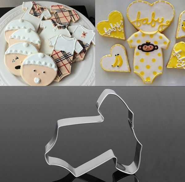 wholesale- stainless steel baby clothes cake cookie cutter bread biscuit decorating mold po
wholesale- stainless steel baby clothes cake cookie cutter bread biscuit decorating mold po