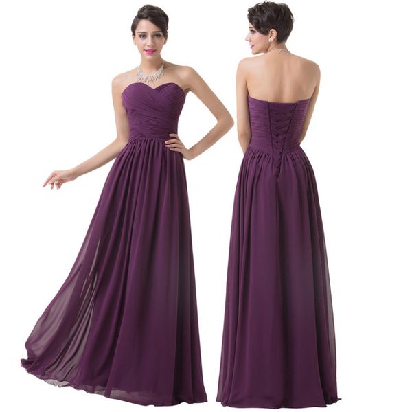 2019 Ruched Strapless Prom Party Dress Chiffon Long Purple Bridesmaid Dresses Evening Dresses Fashion Brides Maid Dress Robe de soiree
2019 Ruched Strapless Prom Party Dress Chiffon Long Purple Bridesmaid Dresses Evening Dresses Fashion Brides Maid Dress Robe de soiree