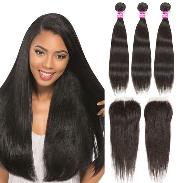 4x4 middle part part straight human hair lace closure straight peruvian virgin hair bundle deals remy human hair weave bundles, Black;brown
4x4 middle part part straight human hair lace closure straight peruvian virgin hair bundle deals remy human hair weave bundles, Black;brown