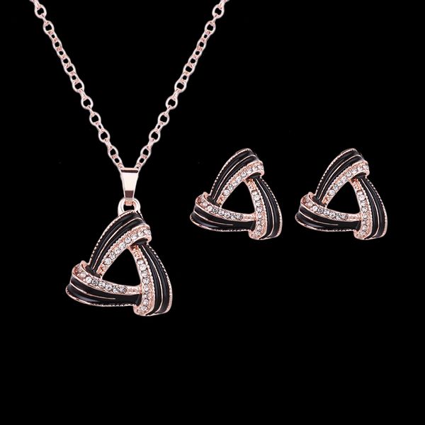 earrings necklace jewelry set exquisite luxury women quality rhinestone 18k gold plated triangle wedding jewelry 2-piece set wholesale js115, Silver
earrings necklace jewelry set exquisite luxury women quality rhinestone 18k gold plated triangle wedding jewelry 2-piece set wholesale js115, Silver