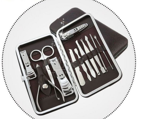 12pcs stainless steell manicure set tool kit scissors nail art clipper pedicure scissor tweezer knife ear pick utility mnicure set.
12pcs stainless steell manicure set tool kit scissors nail art clipper pedicure scissor tweezer knife ear pick utility mnicure set.