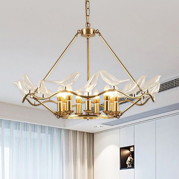 american full copper pendant lamps led modern glass bird pendant lights fixture parlor bed room living room dining room home indoor lighting
american full copper pendant lamps led modern glass bird pendant lights fixture parlor bed room living room dining room home indoor lighting
