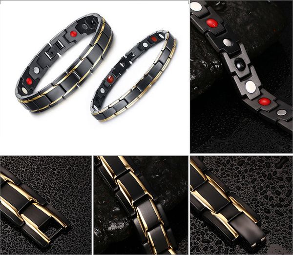 titanium magnetic therapy bracelet element magnets relief for arthritis pain charms wristband gold black lover's magnetic bracelet b806
titanium magnetic therapy bracelet element magnets relief for arthritis pain charms wristband gold black lover's magnetic bracelet b806