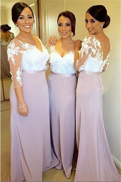 2019 Newest Deep V-neck White Lace Prom Dress Appliques Half Sleeve Mermaid Bridesmaid Dresses With Sleeve evening Party Gowns Custom Made
2019 Newest Deep V-neck White Lace Prom Dress Appliques Half Sleeve Mermaid Bridesmaid Dresses With Sleeve evening Party Gowns Custom Made