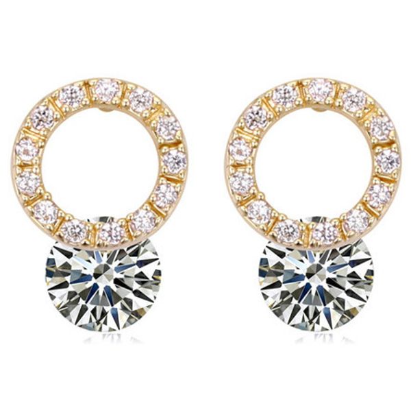 earrings for women fashion exquisite 18k gold plated zircon circles stud earrings jewelry, Golden;silver
earrings for women fashion exquisite 18k gold plated zircon circles stud earrings jewelry, Golden;silver
