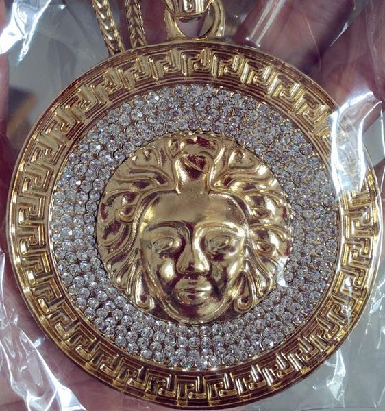 2016 Hot Hip hop long necklace 24K gold plated Avatar High quality crystal jesus piece pendant Fashion Jewelry for women & men
2016 Hot Hip hop long necklace 24K gold plated Avatar High quality crystal jesus piece pendant Fashion Jewelry for women & men