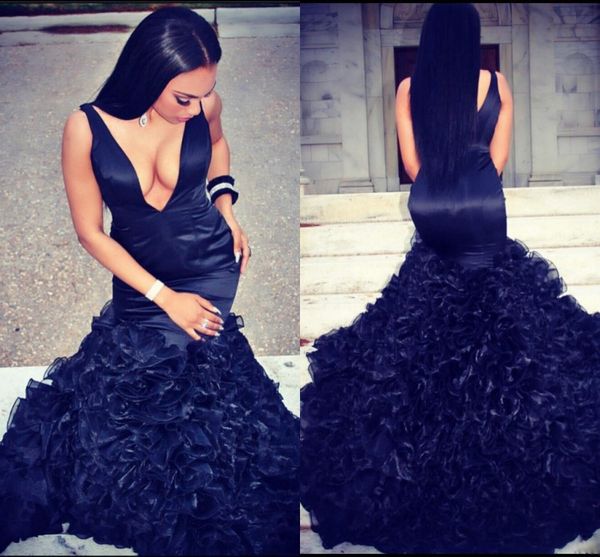 dark navy deep v neck evening gowns 2k17 mermaid organza ruffles black girl prom dresses plus size african formal party dresses
dark navy deep v neck evening gowns 2k17 mermaid organza ruffles black girl prom dresses plus size african formal party dresses