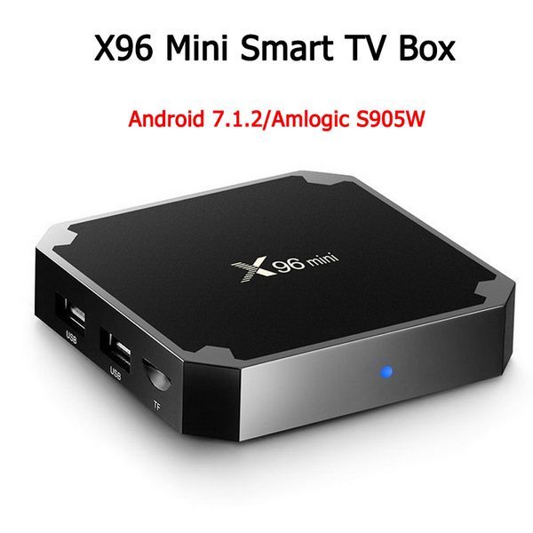 

x96 mini android 7.1 amlogic s905w quad core tv box 2gb 16gb 1gb 8gb suppot h.265 uhd 4k 2.4ghz wifi set-box