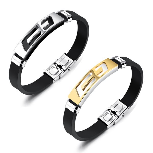 men cross cuff bangles bracelet jewelry stainless steel genuine silicone bracelets vintage punk wristband bangle birthday xmas gift for son, Black
men cross cuff bangles bracelet jewelry stainless steel genuine silicone bracelets vintage punk wristband bangle birthday xmas gift for son, Black
