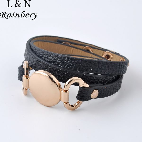 wholesale-est sale trendy with blank disk multiple wrap leather bracelet 2016 new style leather cuff bracelet, White
wholesale-est sale trendy with blank disk multiple wrap leather bracelet 2016 new style leather cuff bracelet, White