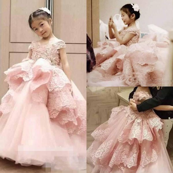 pink princess girls pageant gowns cap sleeves lace ruffles flower girl dresses for wedding tiered sweep train baby birthday party dress, White;blue
pink princess girls pageant gowns cap sleeves lace ruffles flower girl dresses for wedding tiered sweep train baby birthday party dress, White;blue
