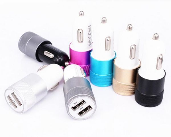 2016 Metal Dual USB Car Charger 2.1A Bullet Car Chargers For iPhone 6 6s Plus 7 Samsung Galaxy S7 Note 7
2016 Metal Dual USB Car Charger 2.1A Bullet Car Chargers For iPhone 6 6s Plus 7 Samsung Galaxy S7 Note 7