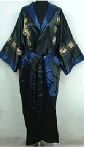 wholesale-reversible traditional chinese men silk rayon robe two-side kimono gown embroidery dragon sleepwear with belt mr089, Black;brown
wholesale-reversible traditional chinese men silk rayon robe two-side kimono gown embroidery dragon sleepwear with belt mr089, Black;brown