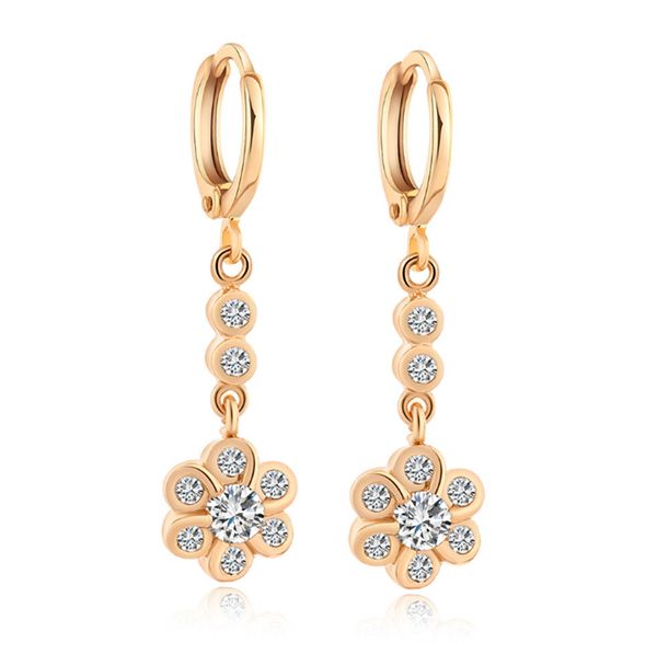 Luxury Multi-color Crystal Party Clip Earrings Long flower Shape Real 18K Yellow Gold Plated Fashion Brand New Jewelry For Women
Luxury Multi-color Crystal Party Clip Earrings Long flower Shape Real 18K Yellow Gold Plated Fashion Brand New Jewelry For Women