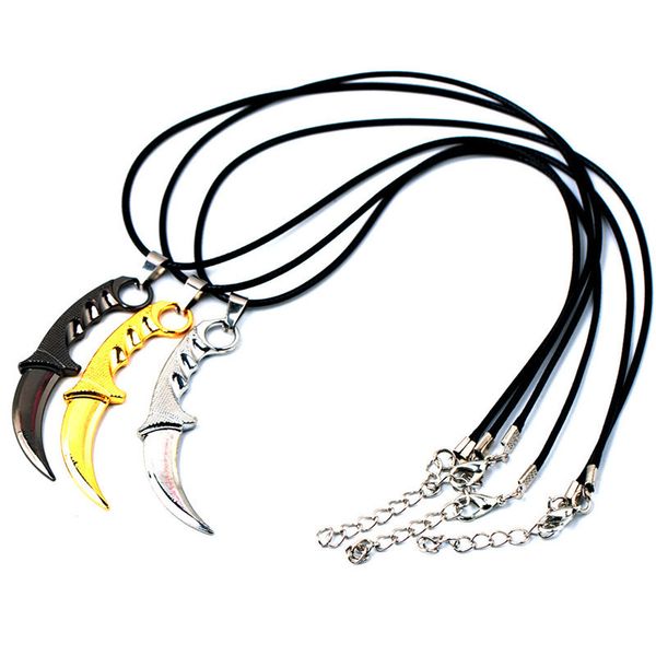 Hot Game CSGO Claw Necklace Keychian Karambit Alloy Counter Strike Necklaces & Keychian Three Colors For Gift
Hot Game CSGO Claw Necklace Keychian Karambit Alloy Counter Strike Necklaces & Keychian Three Colors For Gift