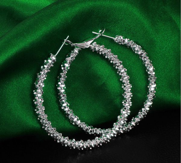 10pairs/lot jewelry high-quality plating 925 sterling silver ear hoop earrings lady/girl/woman 40mm shiny hyperbole big ear ring, Golden;silver
10pairs/lot jewelry high-quality plating 925 sterling silver ear hoop earrings lady/girl/woman 40mm shiny hyperbole big ear ring, Golden;silver