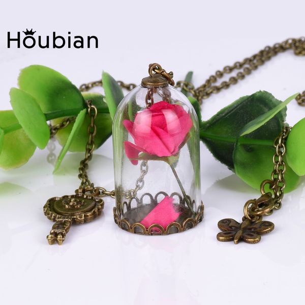 wholesale- houbian 24 pc/lot retro crystal glass vial necklace little prince rose necklaces natural dried flowers pendants mirror bottle, Silver
wholesale- houbian 24 pc/lot retro crystal glass vial necklace little prince rose necklaces natural dried flowers pendants mirror bottle, Silver