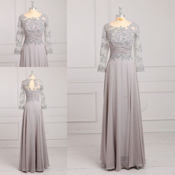 plus size sliver long sleeves mother of the bride groom dresses chiffon illusion jewel neck applique beaded hollow back prom evening gowns, Black;red
plus size sliver long sleeves mother of the bride groom dresses chiffon illusion jewel neck applique beaded hollow back prom evening gowns, Black;red