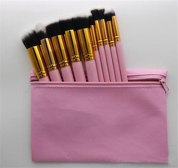 2017 Hot Makeup Professional Brush set Cosmetic Foundation BB Cream Powder Blush 10 pieces Makeup Tools Black/White/Pink with Pouch DHL
2017 Hot Makeup Professional Brush set Cosmetic Foundation BB Cream Powder Blush 10 pieces Makeup Tools Black/White/Pink with Pouch DHL