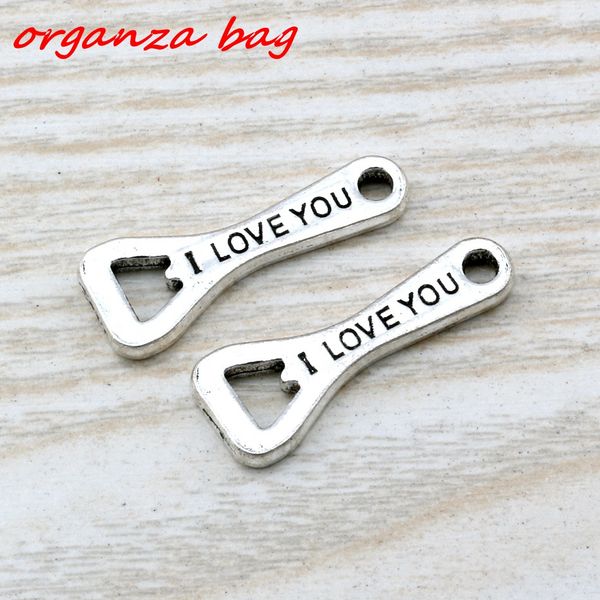 MIC 100pcs Ancient silver zinc alloy Single-sided I Love you Bottle Opener Charms Pendants 10x 27mm DIY Jewelry A-108
MIC 100pcs Ancient silver zinc alloy Single-sided I Love you Bottle Opener Charms Pendants 10x 27mm DIY Jewelry A-108