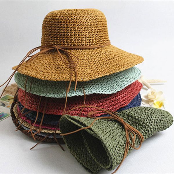wholesale- 2016 summer new style cap sunbonet all-match hook needle folding style sun-shading strawhat female beach sunhat ing, Blue;gray
wholesale- 2016 summer new style cap sunbonet all-match hook needle folding style sun-shading strawhat female beach sunhat ing, Blue;gray
