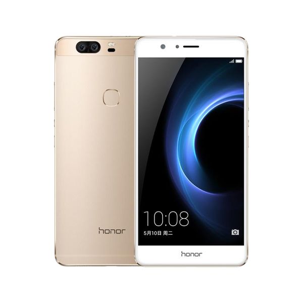 

original huawei honor v8 4g lte cell phone kirin 950 octa core 4gb ram 32gb rom android 5.7 inch 12mp fingerprint id smart mobile phone