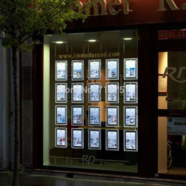 20pc real e tate agent travel agent window hanging acrylic led di play po ter frame double ided a4 light boxe
20pc real e tate agent travel agent window hanging acrylic led di play po ter frame double ided a4 light boxe