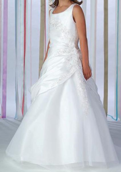 wholesale lovely 2016 flower girls dresses ivory taffeta tulle square neck corset back applique beaded pick ups dresse for kids, White;blue
wholesale lovely 2016 flower girls dresses ivory taffeta tulle square neck corset back applique beaded pick ups dresse for kids, White;blue