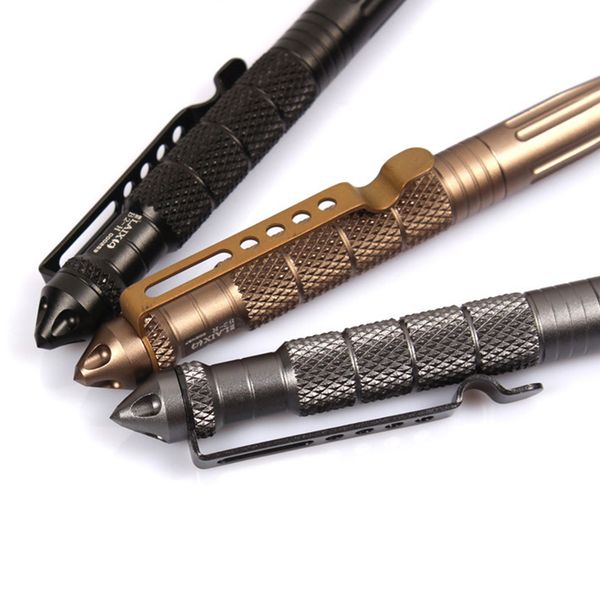 New Cool Black Ink Metal Ballpoint Pen Aviation Aluminum Alloy Anti-slip Self Defense Tactical Pen Multi-functional Tools
New Cool Black Ink Metal Ballpoint Pen Aviation Aluminum Alloy Anti-slip Self Defense Tactical Pen Multi-functional Tools