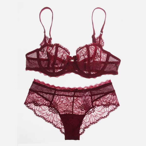 wholesale-transparent women bra and briefs sets embroidery ladies ultrathin lace underwear intimates lingerie bras and panty set, Red;black
wholesale-transparent women bra and briefs sets embroidery ladies ultrathin lace underwear intimates lingerie bras and panty set, Red;black