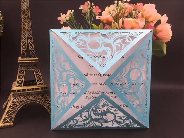 2018 New Laser Cut Blue Wedding Invitations Free Printing Party Invitation Card Flowers Hollow Wedding Cards 6colors Availible Free Shipping
2018 New Laser Cut Blue Wedding Invitations Free Printing Party Invitation Card Flowers Hollow Wedding Cards 6colors Availible Free Shipping