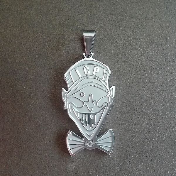 hallowicked icp music charm 2" hatcheman stainless steel pendant w/30" necklace, Silver
hallowicked icp music charm 2" hatcheman stainless steel pendant w/30" necklace, Silver
