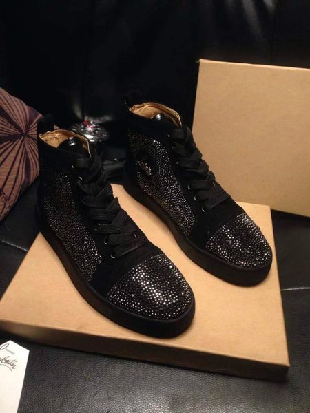 men shoes new fashion spring men casual shoes for casual breathable high rivets flat shoes, Black
men shoes new fashion spring men casual shoes for casual breathable high rivets flat shoes, Black