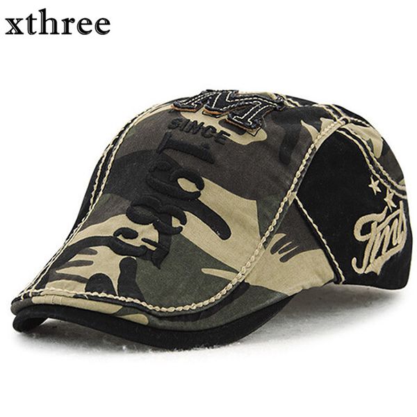 xthree camouflage beret cap visors hats for men and women sun hat gorras planas flat caps berets, Blue;gray
xthree camouflage beret cap visors hats for men and women sun hat gorras planas flat caps berets, Blue;gray