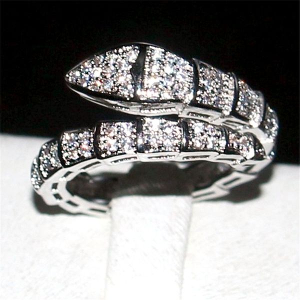 brand snake ring fashion 10kt white gold filled pave setting full diamond cz rings wedding bride jewelry band for women size 5-10, Slivery;golden
brand snake ring fashion 10kt white gold filled pave setting full diamond cz rings wedding bride jewelry band for women size 5-10, Slivery;golden