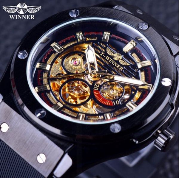 wrist luxury 2019 sport men matte men design dial male watches inside brand luxury winner scrub automatic watch clock golden uhtco, Slivery;brown
wrist luxury 2019 sport men matte men design dial male watches inside brand luxury winner scrub automatic watch clock golden uhtco, Slivery;brown