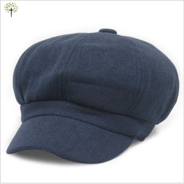 wholesale-2016 navy blue wool news boy cap vintage casual octagonal cap for men and women adjustable ing, Blue;gray
wholesale-2016 navy blue wool news boy cap vintage casual octagonal cap for men and women adjustable ing, Blue;gray