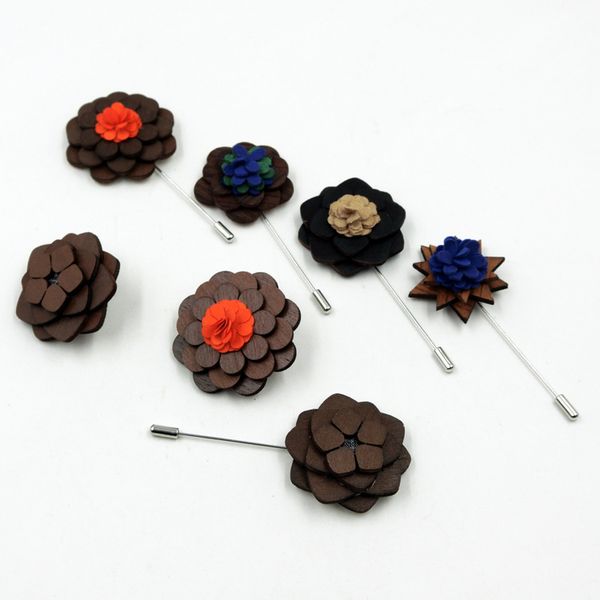 2016 new unique handcrafted wooden brooch breastpin with fashion flower pattern europe and america styles, 6 styles natural wood corsage pin, Gray
2016 new unique handcrafted wooden brooch breastpin with fashion flower pattern europe and america styles, 6 styles natural wood corsage pin, Gray