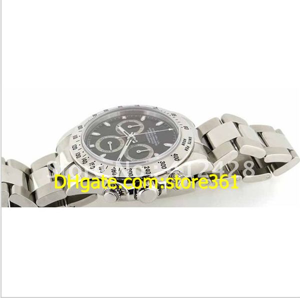 luxury men's steel 116520 d ss black stainless automatic stainless steel sapphire glass new wristwatch, Slivery;brown
luxury men's steel 116520 d ss black stainless automatic stainless steel sapphire glass new wristwatch, Slivery;brown
