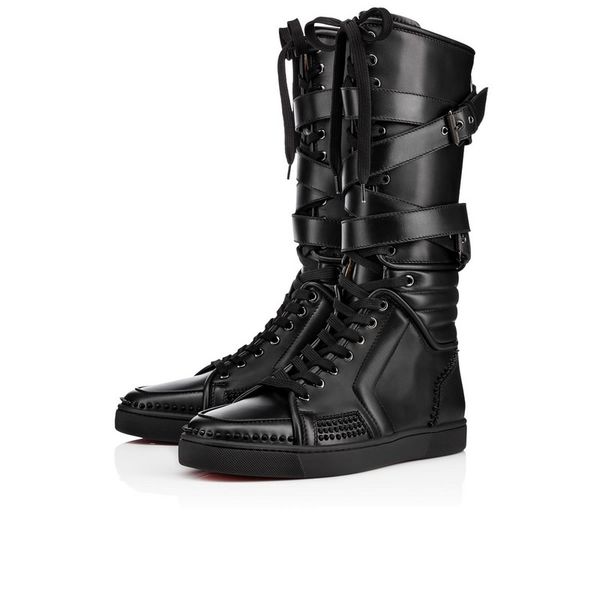 new itemsmens black genuine leather sports shoes cool male red bottom sporty dude flat zipper with nails,buckle knee boots 35-46
new itemsmens black genuine leather sports shoes cool male red bottom sporty dude flat zipper with nails,buckle knee boots 35-46