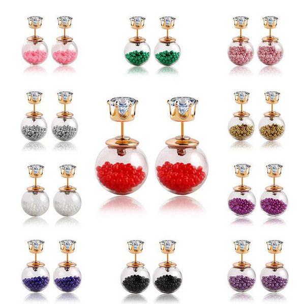 mix 11 colors temperament earring stud gtte4 fashion transparent pearl earrings jewelry for women, Golden;silver
mix 11 colors temperament earring stud gtte4 fashion transparent pearl earrings jewelry for women, Golden;silver