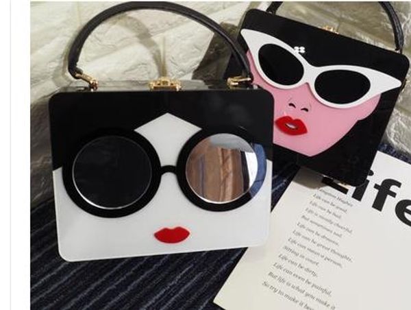 sales branded bag trend acrylic hard box package personality fashion glasses woman handbag lovely woman brand bag eye pattern
sales branded bag trend acrylic hard box package personality fashion glasses woman handbag lovely woman brand bag eye pattern