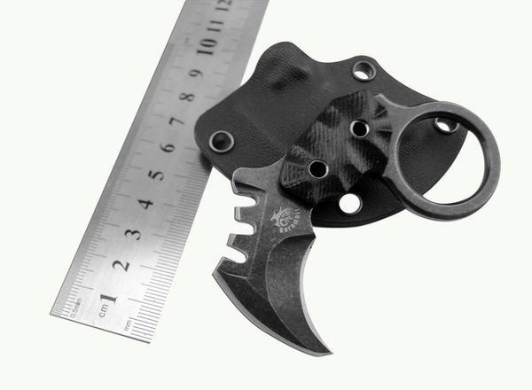 

201604 Mini The One Fixed Claw Karambit With K Sheath Outdoor Gear Camping Utility Outdoor Gear Knife Tactical Tools F121L
