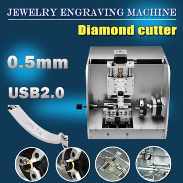 Image of High-precision new design jewelry ring marking/engraving engraver machine