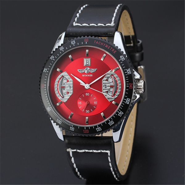 for winner luxury wrist men steel mechanical mechanical band stainless fashion wind watches hand skeleton leather watches+box anmaj, Slivery;brown
for winner luxury wrist men steel mechanical mechanical band stainless fashion wind watches hand skeleton leather watches+box anmaj, Slivery;brown